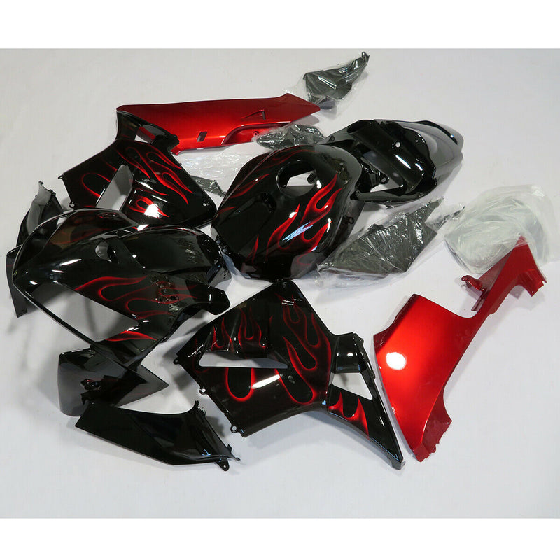 Kit de carenagem para Honda CBR600RR 2005 2006 F5 vermelho preto ABS injeção carroceria genérico