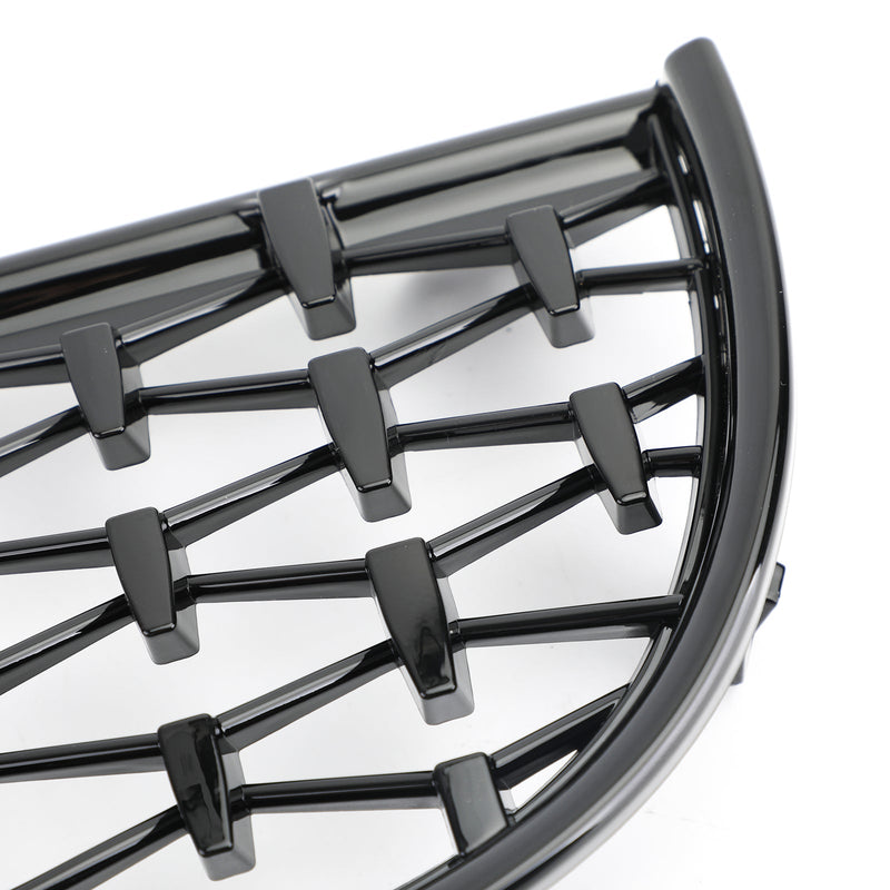 Meteor Black Kidney Grill Mesh Grille Passer BMW E90 3-serie Sedan 2005-2008 Generisk