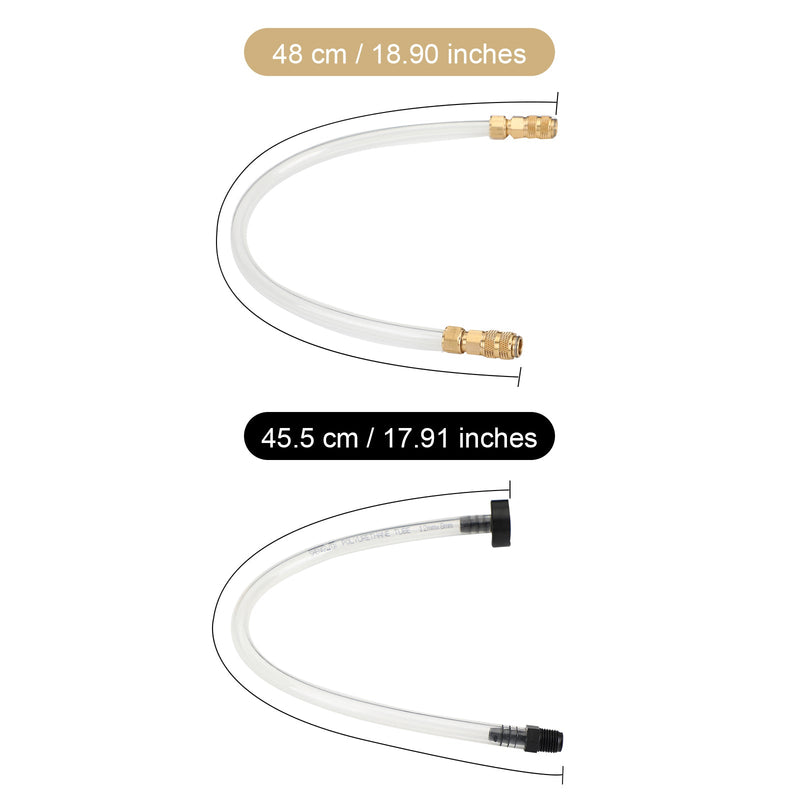 2 pçs/conjunto kit de sangria de barco kit de enchimento adequado para sistemas de direção hidráulica Seastar