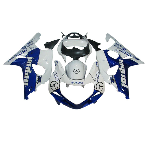 Amotopart Suzuki GSXR1000 2000-2002 K1 K2 kåpa Set Body Plast ABS