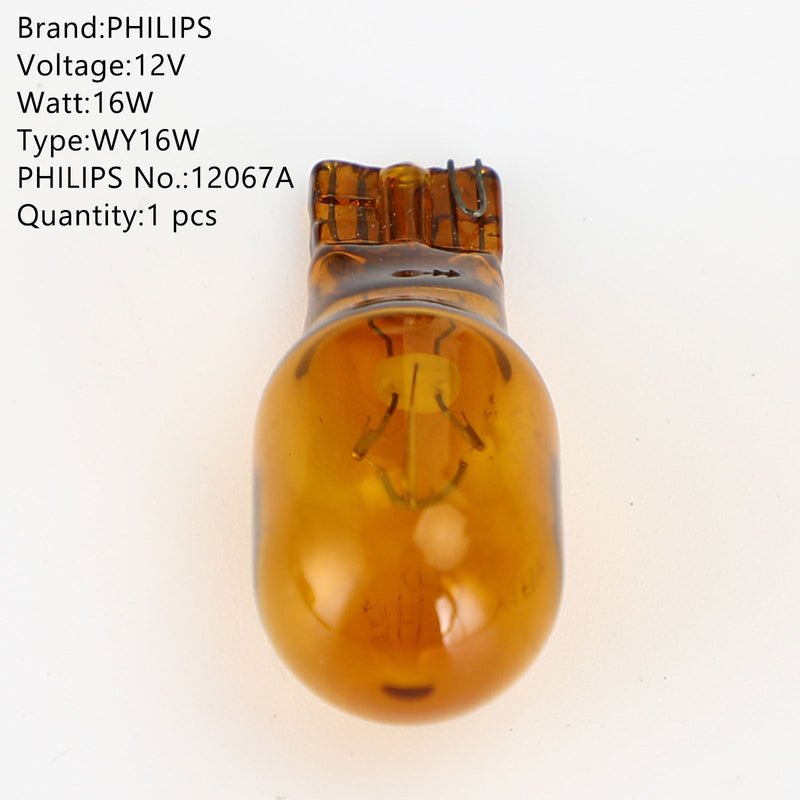 1x para lâmpada auxiliar de carro Philips WY16W 12V16W 12067A genérica
