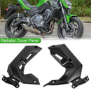 ABS-Kunststoff-Seitenkühlerabdeckung Verkleidungsverkleidung für Kawasaki Z650 2017-2019 Generic