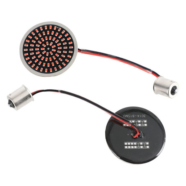 1156 Lámpara LED de intermitentes adecuada para Softail Touring Dyna Sportster Generic