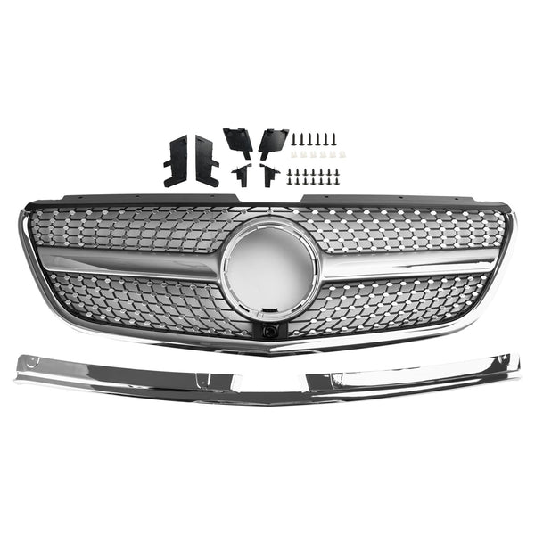 Mercedes Vito W447 2015-2019 GT Style Diamond Front Bumper Grille