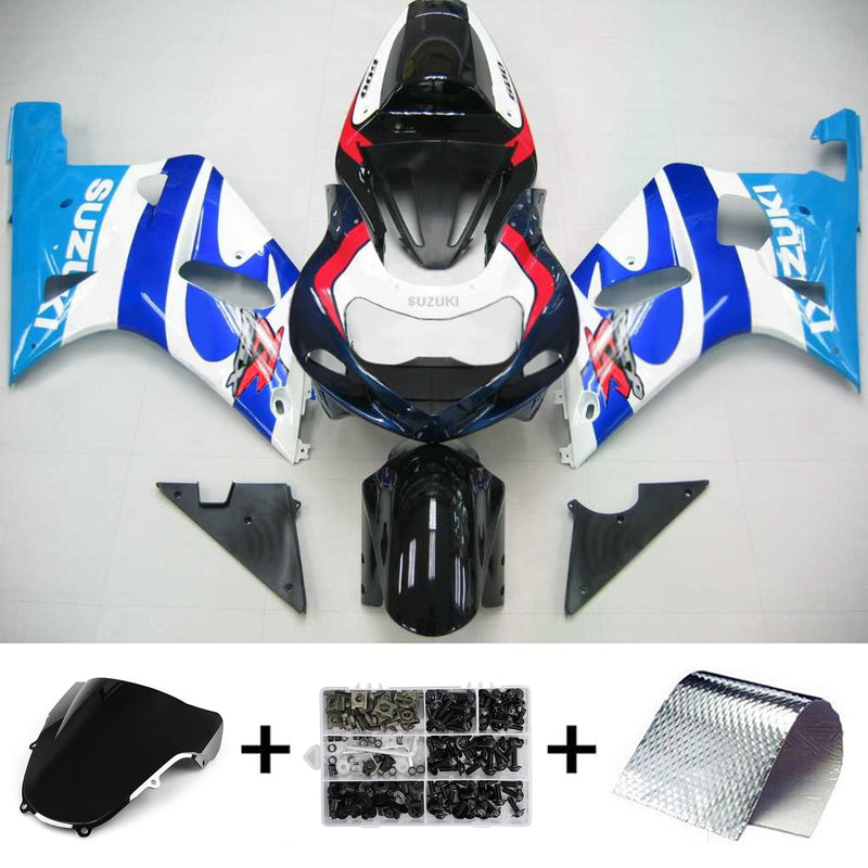 Suzuki GSXR600 2001-2003 Verkleidungsset Karosserie Kunststoff ABS