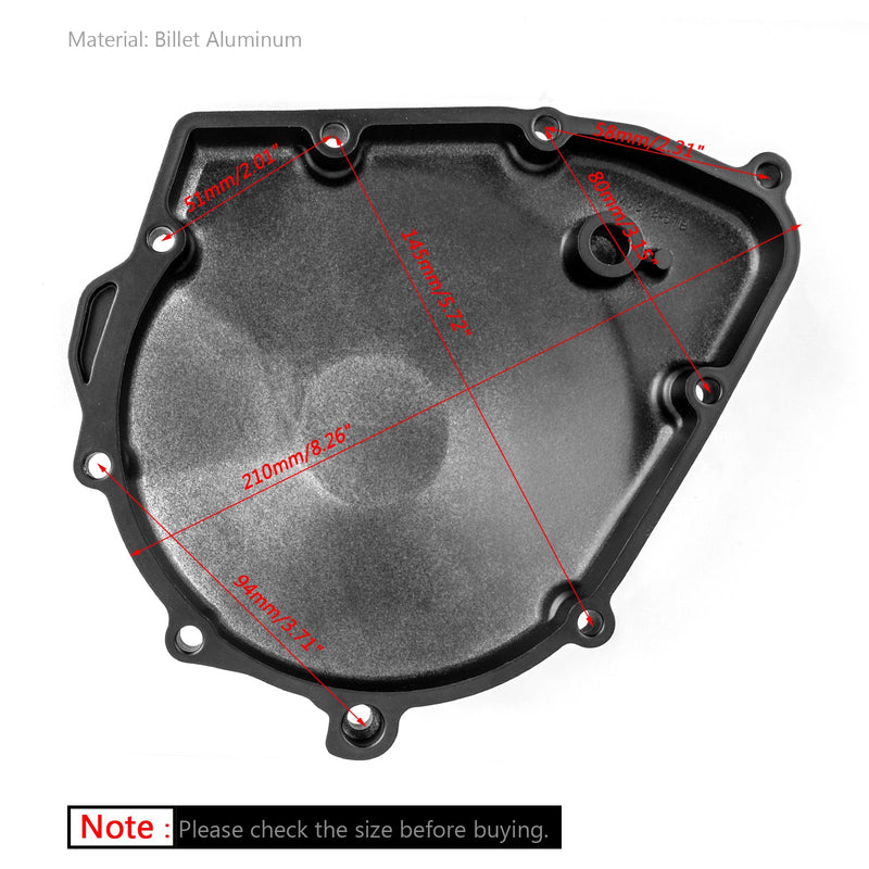 Lewa pokrywa silnika stojana skrzynia korbowa odpowiednia dla Suzuki GSX400 GSF600 BANDIT GSX600F Generic