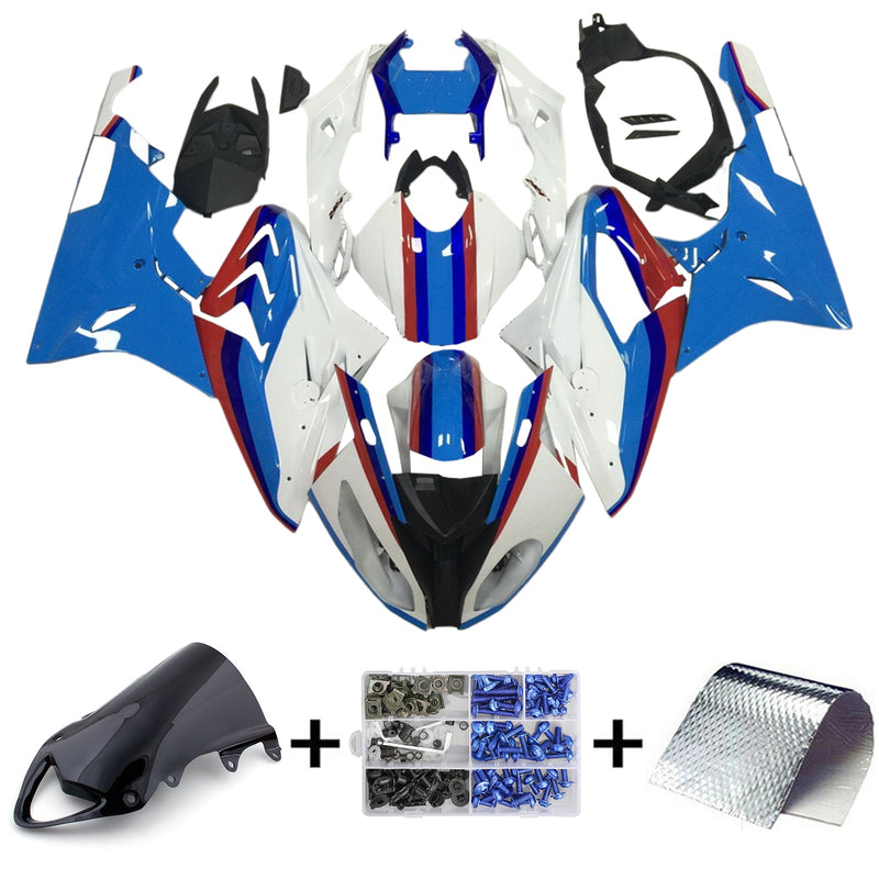 Amotopart BMW S1000RR 2009-2014 Zestaw owiewek, korpus, tworzywo sztuczne, ABS