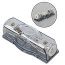 Bloco de suporte de fusível ANL em linha de áudio para carro 4/8 HA IN 4/8 GA OUT com fusível Multi-A