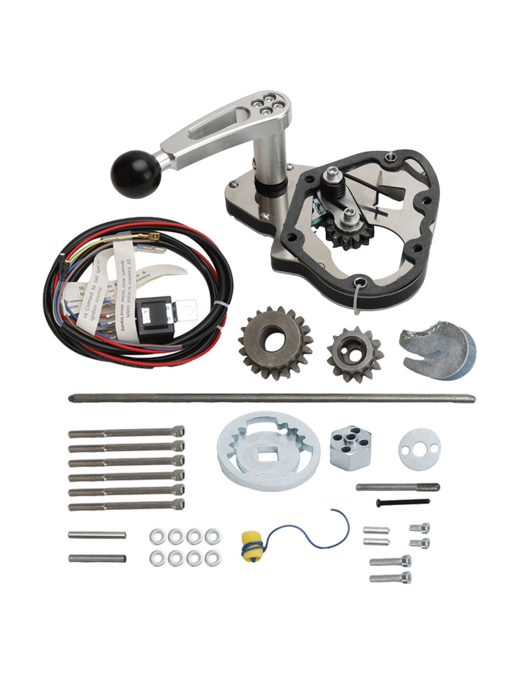 Engrenagem reversa de 5 velocidades adequada para Harley com botão Billet Trike Sidecar motocicleta