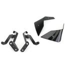 Deflector de viento de parabrisas lateral superior para Honda Crf1100L 20+ fabricado en plástico rojo generico