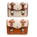 Fargematchende sidesadelveske verktøyveske bagasjeposeoppbevaring PU for motorsykkel