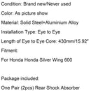 Motorcykel 425 mm luftaffjedring bag til Honda Silver Wing 600 Generisk