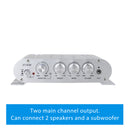 2.1 kanavaa 400 W Hi-Fi autostereo 12V autoäänivahvistin MP3 radiovahvistin