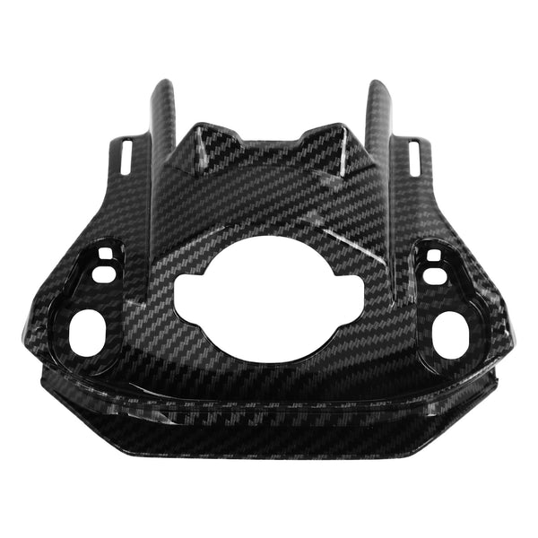 Cobertura frontal de carbono com trava de chave para Honda CB650R CBR650R 2019-2021 Genérico