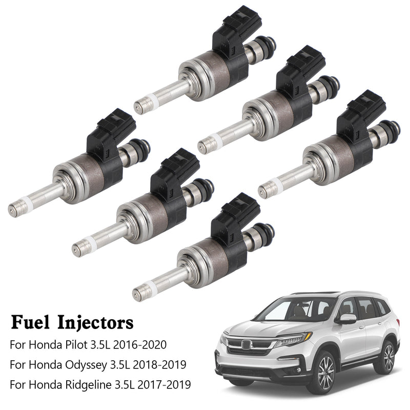 Honda Pilot Odyssey Ridgeline 3.5L V6 6PCS Inyectores de combustible 16010-RLV-315