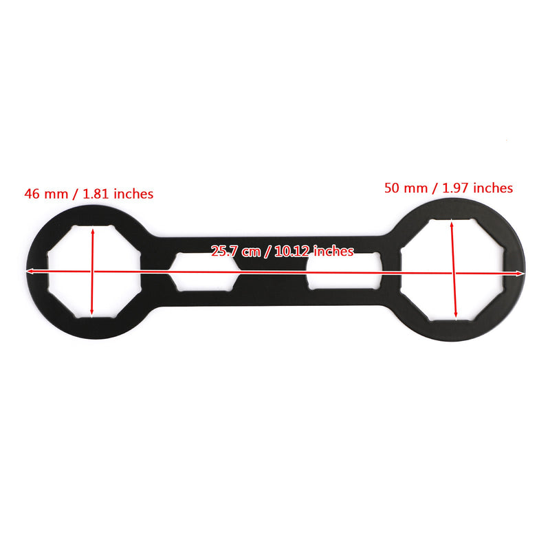 Gaffellokknøkkel 46 mm 50 mm kammer for Honda CRF250 R/X CRF450 R/X Suzuki RM125 Generisk