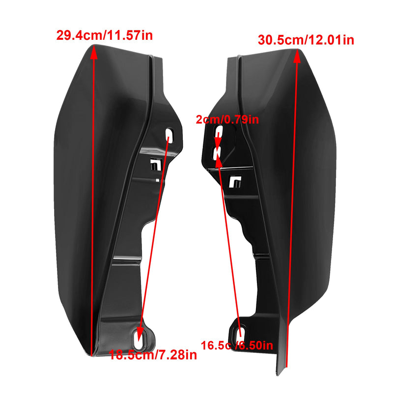 Street Glide Road King Road Glide 2017-2020 Mid Frame Heat Deflector