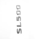 Bagasjerom bakre emblem-emblem Chrome Letter SL 500 for Mercedes R230 R231 SL SL500