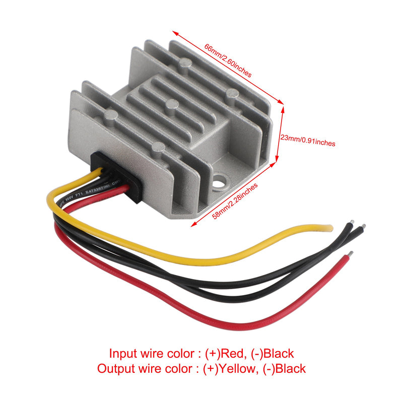 Wodoodporny regulator zasilania krokowego DC 12 V/24 V do 5 V 25 W 5 A