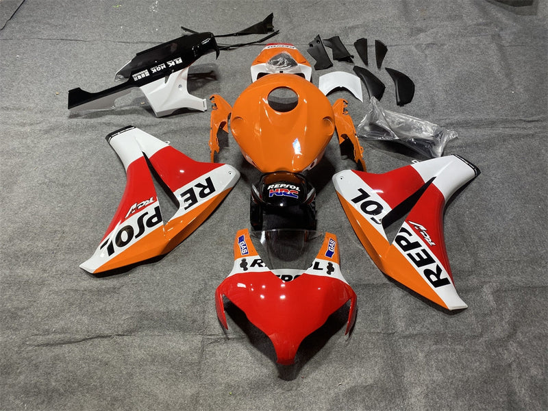 Amotopart Honda CBR1000RR 2008-2011 Juego de carenado Cuerpo Plástico ABS