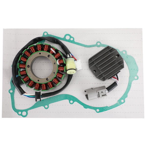 Magneto Stator + Spenningslikeretter + Pakning for Yamaha Wolverine 350 YFM350FX 02-05 Fedex Express Generic