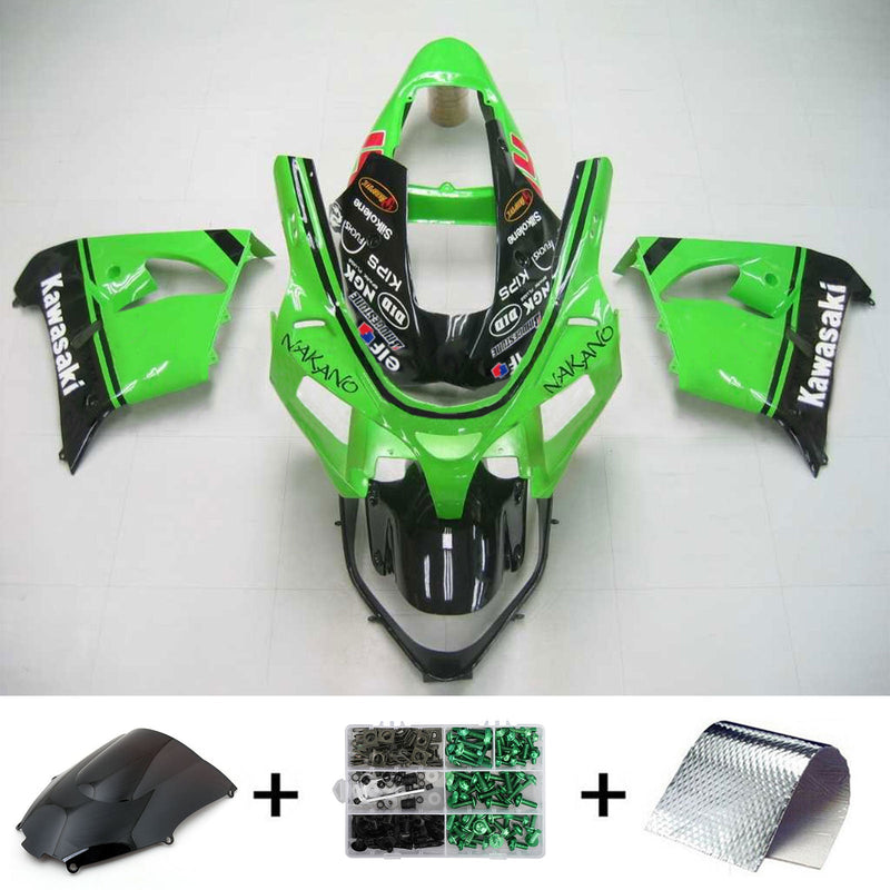 Kåpesett for Kawasaki ZX9R 2002-2003 Generisk