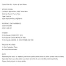 Kopplingssats stål & friktionsskivor lämplig för Honda CB500K CB550 CB550SC CB650SC Generic