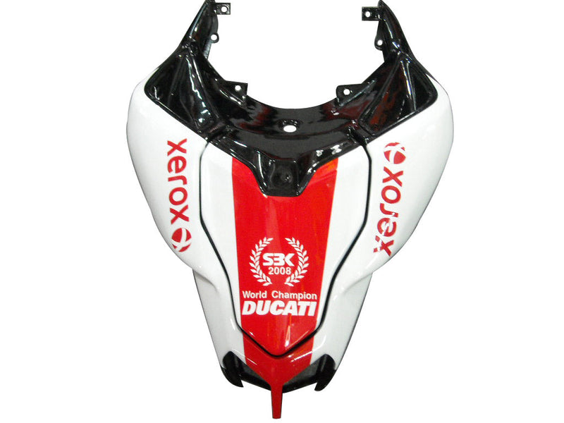 Fairings for 2007-2012 Ducati 1098 1198 848 Rød og hvit Xerox nr. 21 Generisk