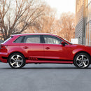 2 Stück Seitenschweller Streifen Aufkleber Aufkleber für Mercedes Benz W205 C-Klasse AMG Schwarz Generic