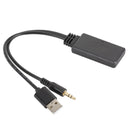 Adaptador receptor Bluetooth5.0 USB 3,5mm Jack estéreo CD Audio para altavoz auxiliar de coche