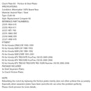 Kopplingssats stål & friktionsskivor lämplig för Honda CRM125R NSR125F NSR125R TRX350 Generic