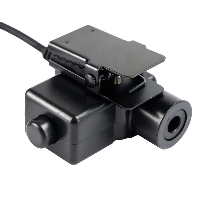 Conector de montaje trasero 7,1-C7, auriculares tácticos de 6 pines U94 PTT para STP8040 STP8080 STP9000