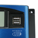 100A MPPT Kontroler ładowania słonecznego Panel regulatora 12V/24V Automatyczne śledzenie ostrości