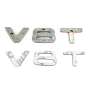 V8T Emblem Badge til Audi A1 A3 A4 A5 A6 A7 Q3 Q5 Q7 S6 S7 S8 S4 SQ5 Rød