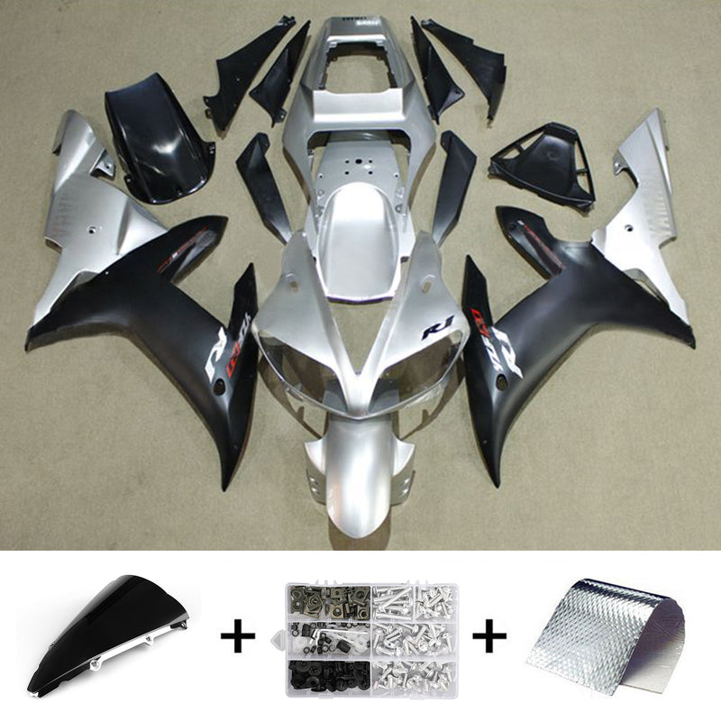 Amotopart Yamaha YZF-R1 2002-2003 kåpa set, kropp, plast, ABS