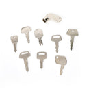 42 Zündschlüsselsatz für schwere Baumaschinen für Case Komatsu JD JCB Kubota