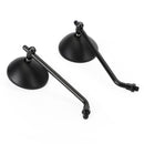 Klassisk stil højre og venstre sort spejl 10mm R/H til Honda CB Shadow Cruiser