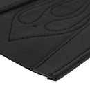 Schwarzes PU-Leder Flame Stitch Solositz hinterer Kotflügel Lätzchen für Sportster 1200 883 Generic