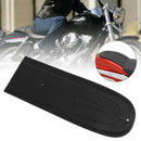 Black Flame Stitch PU Leather Baksete Fender Bibs Passer Dyna Super Glide Generic