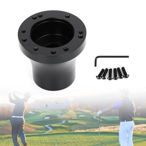 Golfvogn aluminiumsrattadapternav Passer for EZGO TXT & RXV Black Generic