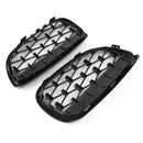 Areyourshop Frontniere Grill für BMW 2007–2010 E92 E93 328i 335i 2DR Meteor Black Generic