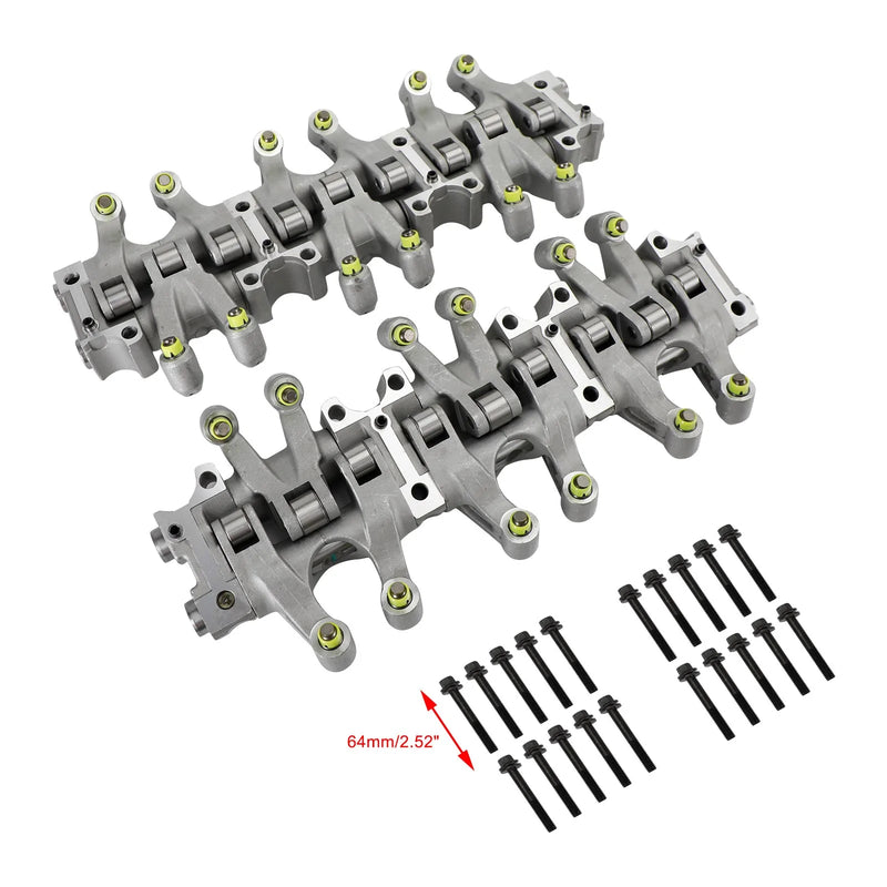 2008-2010 Dodge Avenger V6 3.5L / Grand Caravan V6 4.0L Imu- ja pakokaasu 2PC Moottorin keinuvarsi- ja akselikokoonpano 4892293AC