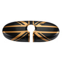 Union Jack UK Flag taustapeilin suojus mallille MINI Cooper R55 R56 R57 Black/Gold Generic