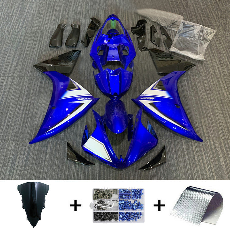 Amotopart Yamaha YZF 1000 R1 2009-2011 kåpa set, kropp, plast, ABS