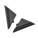 Faixas de cobertura dos retrovisores esquerdo e direito em preto brilhante para Fiat 500 2012-2017 Genérico