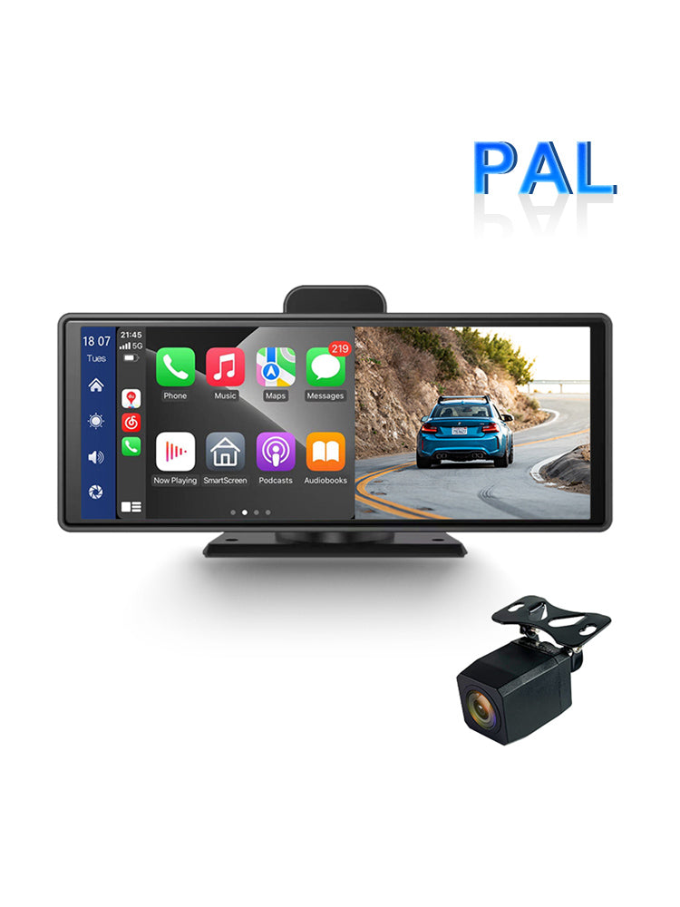 10,26-Zoll-Smart-Screen-DVR-Monitor im NTSC-Format für Wohnmobile, LKWs, Busse + Rückfahrkamera