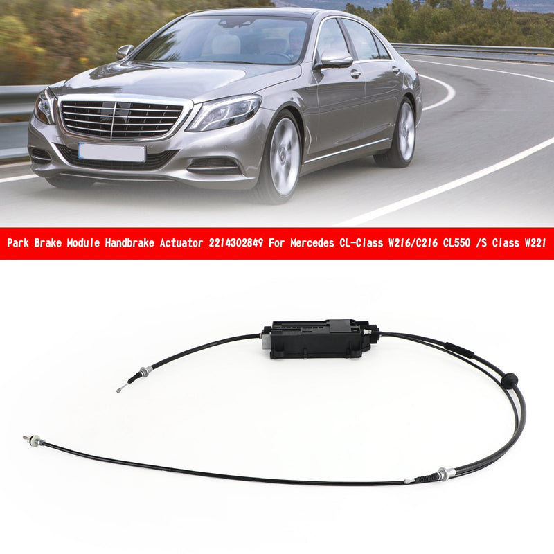 Mercedes CL-Klass W221 W216 parkeringsbromsmodul handbromsställdon 2214302849