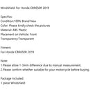 Čelní sklo ABS pro motocykl Honda CBR650R 2019-2022