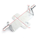 Zestaw do opuszczania siedzenia i guma 10 mm w kolorze srebrnym do BMW R1200RT R1200GS LC / ADV 08-18 Generic