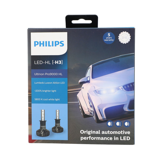 Para bombillas antiniebla LED Philips H8/H11/H16 Ultinon Pro9000 + 350% 5800K 11366U90CWX2